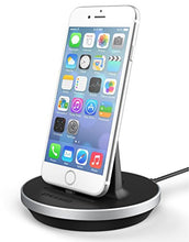 Load image into Gallery viewer, Encased Charging Dock for 2020 iPhone SE, 7/8/XR/XS Max (Apple MFi Certified) Lightning Charge-N-Sync Adjustable Tabletop/Desktop Charger Stand Plus Cable (Case Compatible)
