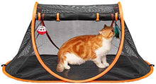 Load image into Gallery viewer, porayhut Mispace Portable Indoor/Outdoor Pet Cage/Pet Tent-Pop Up Cat Crate,Foldable Kennel,Comfy Puppy House-Washable Fabric Cover, with Portable Carry Bag & Two Stakes