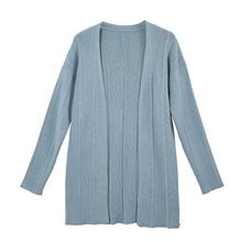 Load image into Gallery viewer, Girls Long Knit Cardigan Sweater Open Front Long Sleeve Fall Spring Outwear