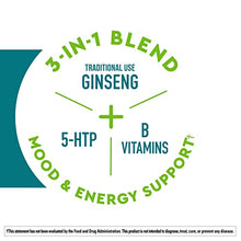 Load image into Gallery viewer, Nature Made Wellblends Positive Mood & Energy, 5HTP, Thiamin, Niacin, Vitamin B6, Vitamin B12, and Pantothenic Acid, Plus Ginseng, 24 Softgels