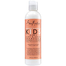 Load image into Gallery viewer, Shea Moisture Coconut & Hibiscus Kids Combo Pack - Includes Kids Curling Butter Cream, 6 Oz & Kids Curl & Shine 2-in-1 Shampoo & Conditioner, 8 Oz