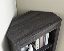Load image into Gallery viewer, Home Source Bar Cabinet Bookshelf with Glass Doors in Chocolate Finish