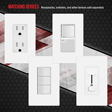 Load image into Gallery viewer, ENERLITES Screwless Decorator Wall Plates Child Safe Outlet Covers, Size 1-Gang 4.68" H x 2.93" L, Unbreakable Polycarbonate Thermoplastic, SI8831-W-10PCS, Glossy, White (10 Count)