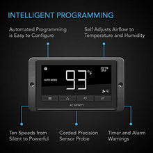 Load image into Gallery viewer, AC Infinity CLOUDLINE T6, Quiet 6” Inline Duct Fan with Temperature Humidity Controller, Bluetooth App - Ventilation Exhaust Fan for Heating Cooling Booster, Grow Tents, Hydroponics