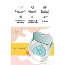 Load image into Gallery viewer, ZJFFJZ 2020 New Mini USB Portable Washing Machine, Folding Fully automatic Laundry Machine, Turbine Washer, Low Noise,Low Washing Machine for Dorms, outdoor,Apartments,Business Trips (Pink)