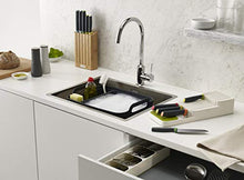 Load image into Gallery viewer, Joseph Joseph DrawerStore Compact Cutlery Organizer Kitchen Drawer Tray, Small, Gray