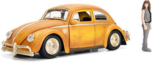 Load image into Gallery viewer, Jada Toys Transformers Bumblebee Volkswagen Beetle Die-cast Car, 1:24 Scale Vehicle & 2.75" Charlie Collectible Metal Figurine