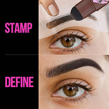 Load image into Gallery viewer, iMethod Eyebrow Stamp and Eyebrow Stencil Kit - Eyebrow Stamp and Shaping Kit for Perfect Brow, 20 Eyebrow Stamp Stencils Kit, Long-lasting, Waterproof, Brown