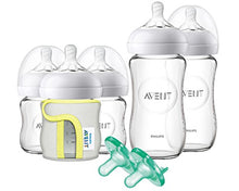 Load image into Gallery viewer, Philips Avent Natural Glass Bottle Baby Gift Set, SCD201/01