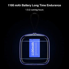Load image into Gallery viewer, Battery Operated Mini Fabric Shaver and Lint Remover, Rechargeable Portable Sweater Defuzzer, 2 Speeds, 2 Replaceable Stainless Steel Blades, Electric Remove Clothes Fuzz, Dual Protection,1100 mAh