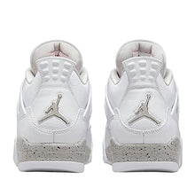 Load image into Gallery viewer, Nike Men's Air Jordan 4 Retro White Oreo, White/Tech Grey/Black/Fire Red, 7.5