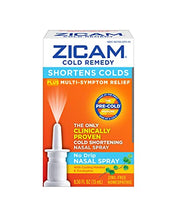 Load image into Gallery viewer, Zicam Cold Remedy No-Drip Nasal Spray with Cooling Menthol & Eucalyptus, 0.5 Ounce