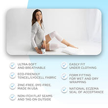 Load image into Gallery viewer, Wrap-E-Soothe Ultra-Soft Non-Itch Eczema Arm or Leg Sleeves for Adults & Teens (Medium 11"-18"), Eco-Friendly Tencel Eczema Clothing, No Zinc or Dyes, USA Made