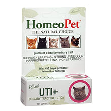 Load image into Gallery viewer, HomeoPet UTI Plus Urinary Tract Infection, Urinary Tract Support for Cats, 15 Milliliters