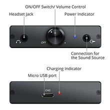 Load image into Gallery viewer, Proster Headphone Amplifier 3.5mm HiFi Audio Amp Supports Impedance 16-150Ω Portable DAC Amp Rechargeable Earphone Amplifier for iPhone iPod MP3 MP4 Digital Player Computer