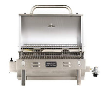 Load image into Gallery viewer, Masterbuilt SH19030819 Propane Tabletop Grill, 1 Burner, Stainless Steel