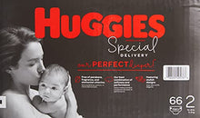 Load image into Gallery viewer, Huggies Special Delivery Hypoallergenic Baby Diapers, Size 2, 66 Ct