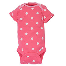 Load image into Gallery viewer, Gerber Baby Girls' 4-Pack Short Sleeve Onesies Bodysuits (3-6 Months, Pink)
