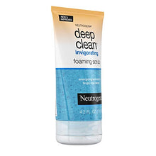 Load image into Gallery viewer, Neutrogena Deep Clean Invigorating Foaming Facial Scrub with Glycerin, Cooling & Exfoliating Gel Face Wash to Remove Dirt, Oil & Makeup, 4.2 fl. oz