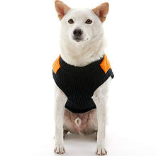 Load image into Gallery viewer, Gooby Fashion Vest Dog Jacket - Orange, Large - Warm Zip Up Dog Bomber Vest with Dual D Ring Leash - Winter Water Resistant Small Dog Sweater - Dog Clothes for Small Dogs Boy or Medium Dogs