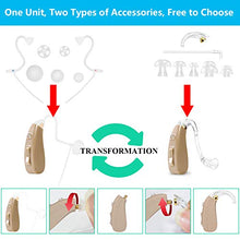 Load image into Gallery viewer, Banglijian Hearing Amplifier Rechargeable Personal Sound Amplifier, Digital Noise Cancelling to Aid and Assist Hearing, for Adults and Seniors, Latest Upgrade