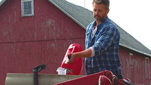 Load image into Gallery viewer, GARAGE BOSS GB351 Briggs and Stratton Press 'N Pour Gas Can, 5 gallon, Red