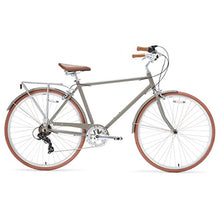 Load image into Gallery viewer, sixthreezero Ride in the Park Men's 7-Speed City Road Bicycle, Grey, 18" Frame/700x32c Wheels