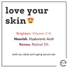 Load image into Gallery viewer, Eve Hansen Anti-Aging Serum Set | Vitamin C Serum, Hyaluronic Acid Serum, Retinol Serum | Brightening Serum, Anti Wrinkle Serum, Dark Spot Corrector for Face, Acne Scars, Pore Minimizer | 3x1 oz
