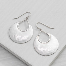 Load image into Gallery viewer, Silpada 'Crescent Drop' Earrings in Sterling Silver