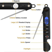 Load image into Gallery viewer, Famili Meat Thermometer with Long Probe Cooking Thermometer for Grilling Smoker Grill BBQ Thermometer
