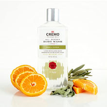 Load image into Gallery viewer, Cremo Rich-Lathering Sage & Citrus Body Wash, A Revitalizing Combination of Bright Mandarin, Dry Herbs and White Cedar, 16 Oz (Pack of 2)