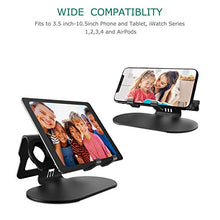 Load image into Gallery viewer, 3 in 1 Aluminum Charging Station for Apple Watch Charger Stand Dock for iWatch Series 4/3/2/1,iPad,AirPods and iPhone Xs/X Max/XR/X/8/8Plus/7/7 Plus /6S /6S Plus(Black)