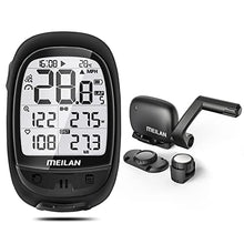 Load image into Gallery viewer, MEILAN Oval GPS Bike Computer and MEILAN C3 Bluetooth Speed and Cadence Sensor