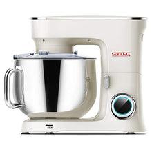 Load image into Gallery viewer, SanLidA Stand Mixer, 9.5 Qt. 10-Speed Electric Kitchen Mixer with Dishwasher-Safe Dough Hooks, Flat Beaters, Wire Whip & Pouring Shield Attachments for Most Home Cooks, SM-1551, Cream White