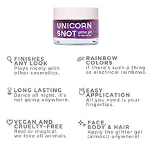 Load image into Gallery viewer, Unicorn Snot Holographic Body Glitter Gel for Body, Face, Hair - Vegan & Cruelty Free - 1.7 oz (Purple)