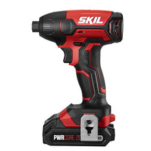 Load image into Gallery viewer, Skil 4-Tool Combo Kit: 20V Cordless Drill Driver, Impact Driver, Reciprocating Saw and LED Spotlight, Includes Two 2.0Ah Lithium Batteries and One Charger - CB739601