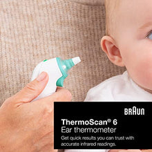 Load image into Gallery viewer, Braun ThermoScan 6, IRT6515 – Digital Ear Thermometer for Adults, Babies, Toddlers and Kids – Fast, Gentle, and Accurate with Color Coded Results