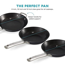 Load image into Gallery viewer, Delish by Dash: 12" Lightweight Cast Iron Pan for Pancakes, sauces, vegetables, pasta, and more - Black