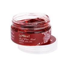 Load image into Gallery viewer, Lamilee Red Wine Face Mask Moisturizing Brightening Purifying Skin Shrink Pores Mask Facial Care Red-Wine 3.5 ounce