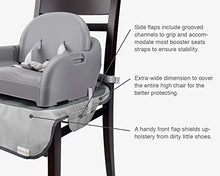 Load image into Gallery viewer, Minnebaby Extra Large Booster Chair Protector Cover, Dining Chair Seat Cover for Booster Seat, Grey