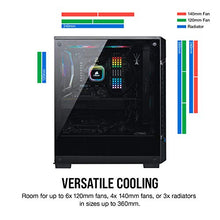 Load image into Gallery viewer, Corsair iCUE 220T RGB Airflow Tempered Glass Mid-Tower Smart Case - Black (CC-9011173-WW)