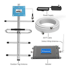 Load image into Gallery viewer, Cell Phone Signal Booster for AT&T T-Mobile 700MHz 4G LTE Band 12/17 Mobile Signal Repeater Amplifier Antenna Kits for Home and Office Improve 4G LTE Data Rates, Supports Volte