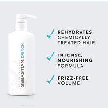 Load image into Gallery viewer, Sebastian Drench Deep Moisturizing Treatment, For Chemically Treated Hair, 16.9oz