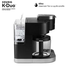 Load image into Gallery viewer, Keurig K-Duo Coffee Maker, Single Serve and 12-Cup Carafe Drip Coffee Brewer, Compatible with K-Cup Pods and Ground Coffee, Black