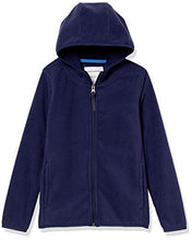 Load image into Gallery viewer, Amazon Essentials Toddler Boys Polar Fleece Full-Zip Hooded Jackets, Night Navy, 4T