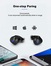 Load image into Gallery viewer, Joyzy True Wireless Earbuds with Bluetooth 5.0 and Portable Charging Case, Built-in Microphone for Hand Free Phone Call, Truly Cordless Small Earphone(Black)