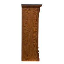 Load image into Gallery viewer, SEI Furniture Elkmont Earth Tone Tile Electric Fireplace, Salem Antique Oak