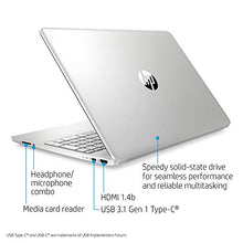 Load image into Gallery viewer, HP 15-Inch FHD Laptop, 10th Gen Intel Core i5-1035G1, 8 GB RAM, 256 GB Solid-State Drive, Windows 10 Home (15-dy1036nr, Natural Silver)