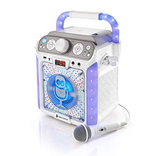Load image into Gallery viewer, Singing Machine SML682BTW Groove Cube CDG Karaoke System, White, (SML682BTWD)