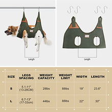 Load image into Gallery viewer, PETNANNY Dog Grooming Hammock Harness: Cat Dog Grooming Sling for Pet Small Dog Nail Trimming Clipping Hammock with Nail Clippers/File/Trimmer(Large)